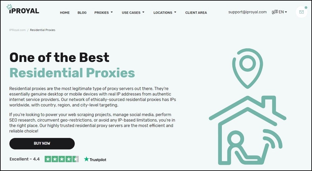 IPRoyal Residential Proxy overview