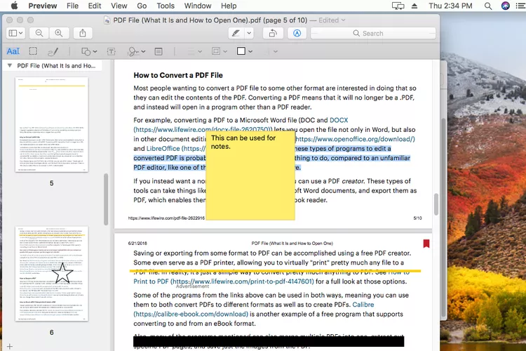 Open your PDF file in Preview