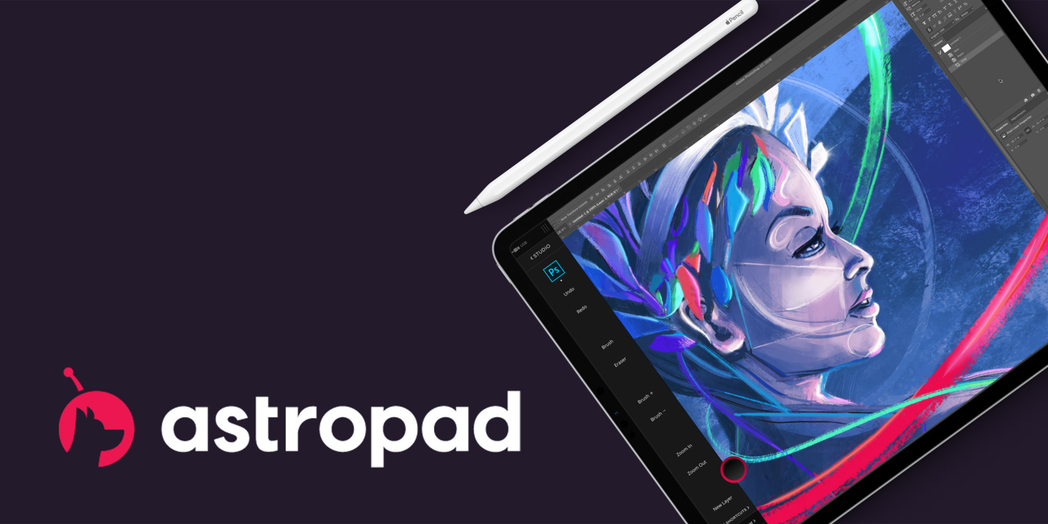 Using Astropad Studio apps